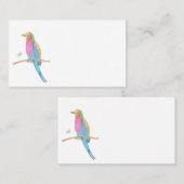 LILAC-BREASTED ROLLER VISITEKAARTJE (Voorkant / Achterkant)