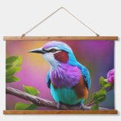 Lilac-Breasted Roller Wandtapijt Hangend Wandkleed (Voorkant)