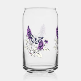 Lilac Butterfly Bush Blikvorm Glas