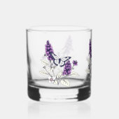 Lilac Butterfly Bush Whisky Glas (Voorkant)