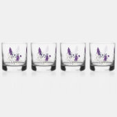 Lilac Butterfly Bush Whisky Glas (Voorkant)