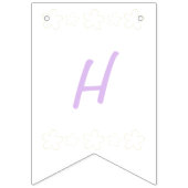 Lilac Cherry Blossom Birthday Vlaggetjes (Tweede vlag)