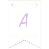 Lilac Cherry Blossom Birthday Vlaggetjes (Derde vlag)