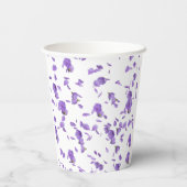 Lilac colour Flower Petals Papieren Bekers (Achterkant)