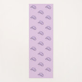 Lilac Cowgirl Rodeo Patroon Yogamat (Voorkant)