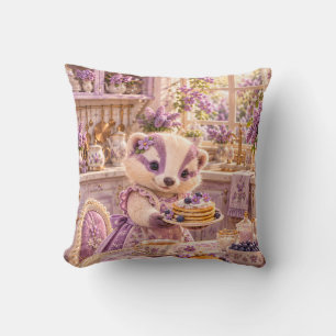 Lilac Dasje Pannenkoeken Ontbijt Keuken Kussen