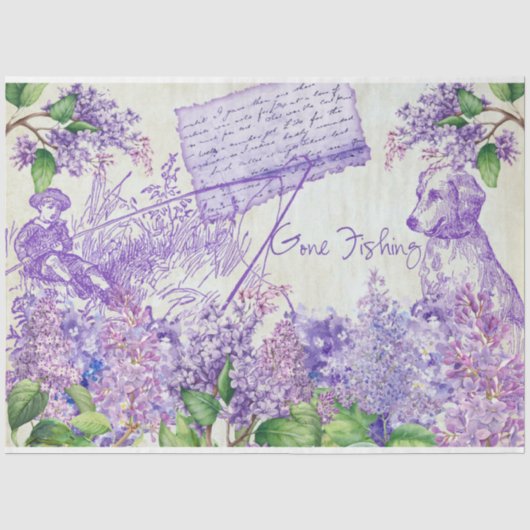 Lilac Days Design Serie 8 Tissuepapier (Voorkant)