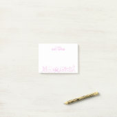 Lilac Een briefje van Cute Dog Animal Sketch Notes (Op bureau)