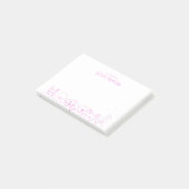 Lilac Een briefje van Cute Dog Animal Sketch Notes (Schuin)