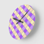 Lilac en Perzik Ronde Klok (Hoek)