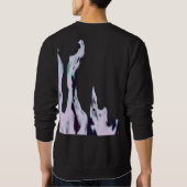 Lilac fire – Lila Feuer – Flamme Flame Flames  Trui (Achterkant)