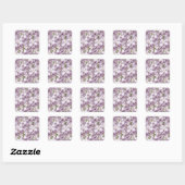 Lilac Garden Floral Decor Sticker (Vel)