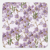 Lilac Garden Floral Decor Sticker (Voorkant)