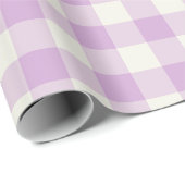 Lilac Gingham - Wrapping Paper Cadeaupapier (Rol Hoek)