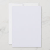 Lilac Goud Wijnstok Bruiloft Kaart (Achterkant)