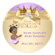 Lilac Gouden Ballerina Prinses Baby Shower Etnisch