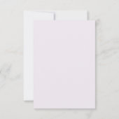 Lilac Gouden Krans Bruiloft Save The Date (Achterkant)