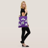Lilac Hat Bag Fun Tote (Op model)