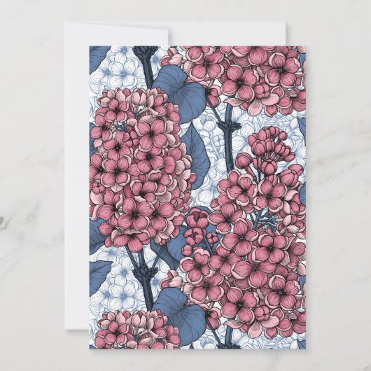 Lilac in pink and blue (Voorkant)