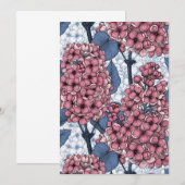 Lilac in pink and blue (Voorkant / Achterkant)