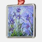 Lilac Irises by Claude Monet, Metalen Ornament (Links)