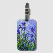 Lilac Irises door Claude Monet Bagagelabel (Voorkant (verticaal))