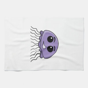 Lilac Jellyfriend Cartoon Theedoek