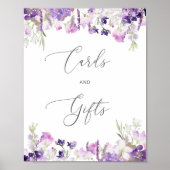 Lilac lavendel Kaarten en cadeaus Poster (Voorkant)