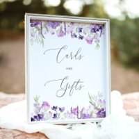 Lilac lavendel Kaarten en cadeaus Poster
