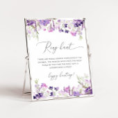 Lilac lavendel ring jacht bruidsdouche spel poster