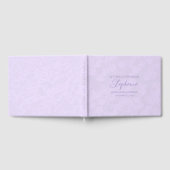 Lilac Letters to the Bride Keepsake Notebook Gastenboek (Volledig)