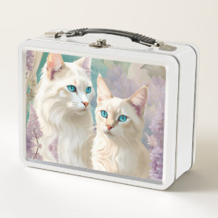Lilac Lynx Point Siamese Portret Kunst