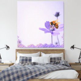 Lilac Minimalist Canvas Afdruk