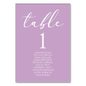 Lilac Minimalist Elegant Classic Basic Wedding Kaart (Voorkant)