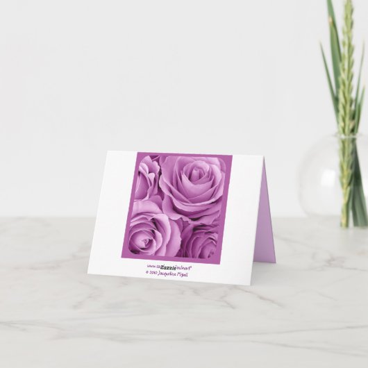 LILAC PAARS Bedankt - Bruidsfeest (Achterkant)