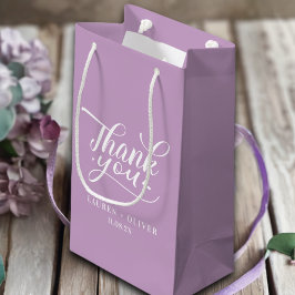 Lilac Paars | Minimalistische Trouw Dankjewel Klein Cadeauzakje