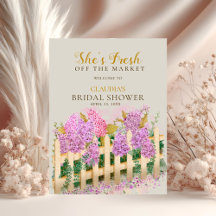 Lilac Picket Fence Ze is Vers Bridal Shower  