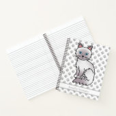 Lilac Point Birman / Ragdoll Kat & Aangepaste Teks Notitieboek (Binnen)