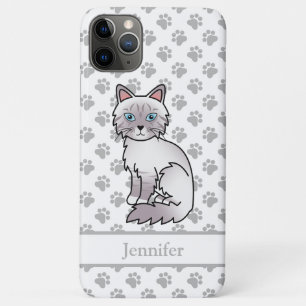 Lilac Point Tabby Birman / Ragdoll Mooie Kat & Naa Case-Mate iPhone Case
