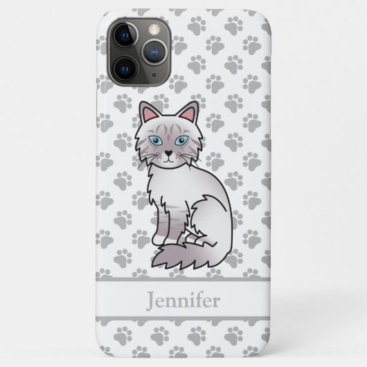 Lilac Point Tabby Birman / Ragdoll Mooie Kat & Naa Case-Mate iPhone Case (Achterkant)