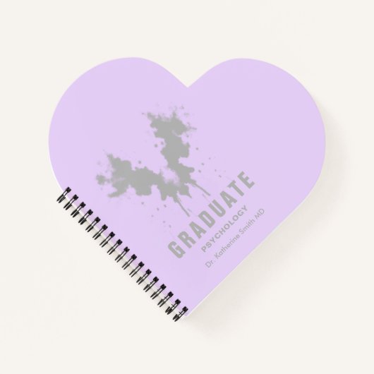 Lilac Psychology Gray Rorschach Test Design Pers Notitieboek (Voorkant)