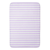 Lilac purple and white candy stripes badmat (Voorkant Verticaal)