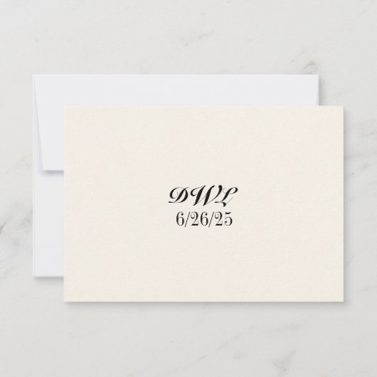 Lilac Reverie QR Code RSVP Card (Achterkant)