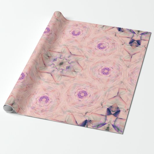 Lilac Rose Brooch Cadeaupapier (Uitgerold)