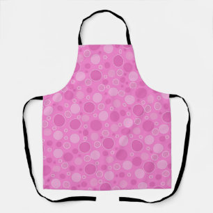 Lilac roze tinten met polka stippen in retro jaren schort