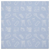 Lilac Sewing Themed Pattern Stof (Swatch)