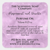 Lilac Sparkles Parfum Rollerfles label (Voorkant)