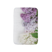Lilac Spring Badmat | Bloemige Memory Foam Vloerkl (Voorkant Verticaal)