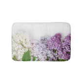 Lilac Spring Bath Mat | Floral Memory Foam Rug (Voorkant)