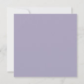 Lilac Stofblauw Boho Bloemige Trouw Save Date (Achterkant)